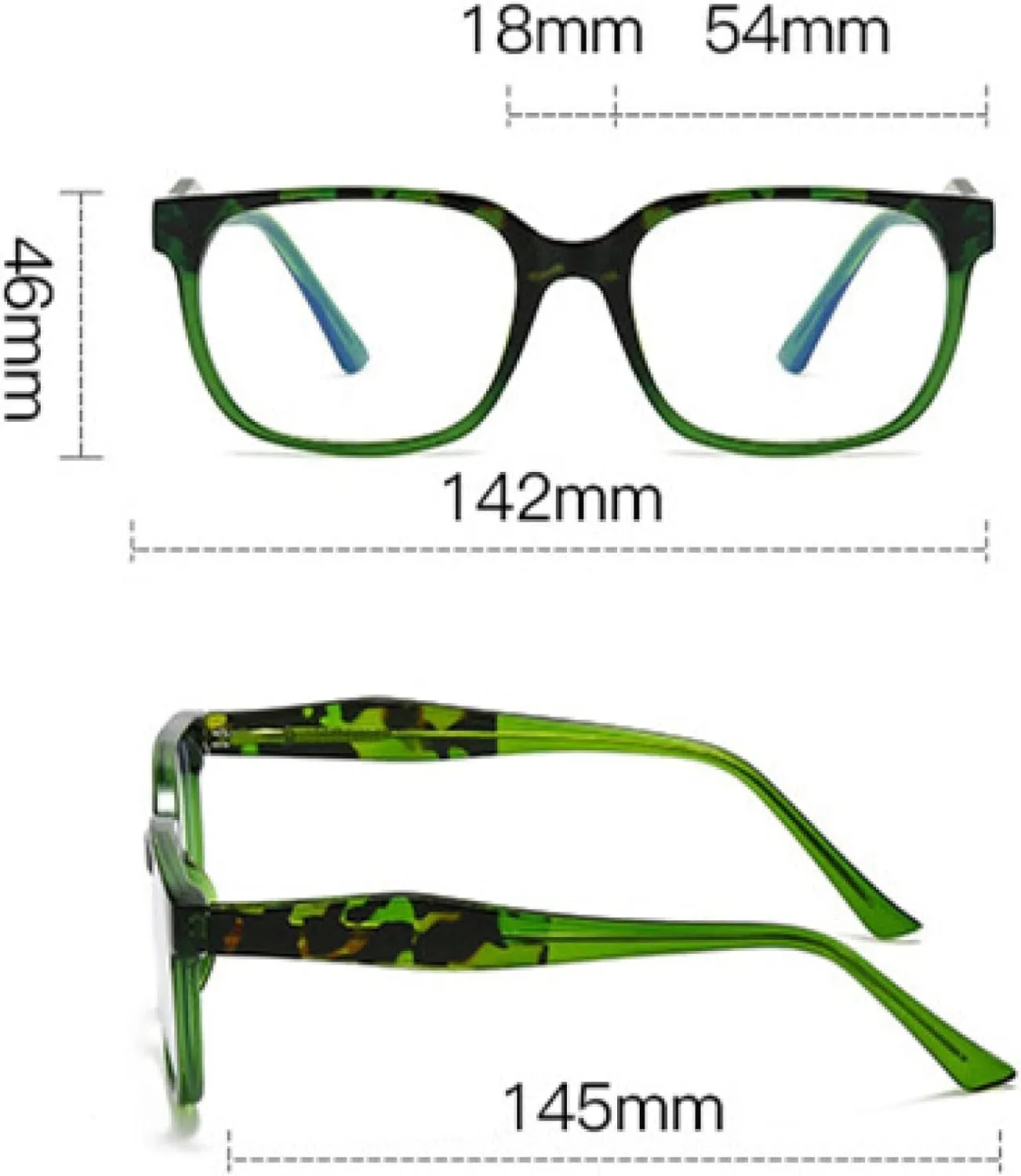 Fashion Colorful Glasses Frame Women Retro Spring Hinge
