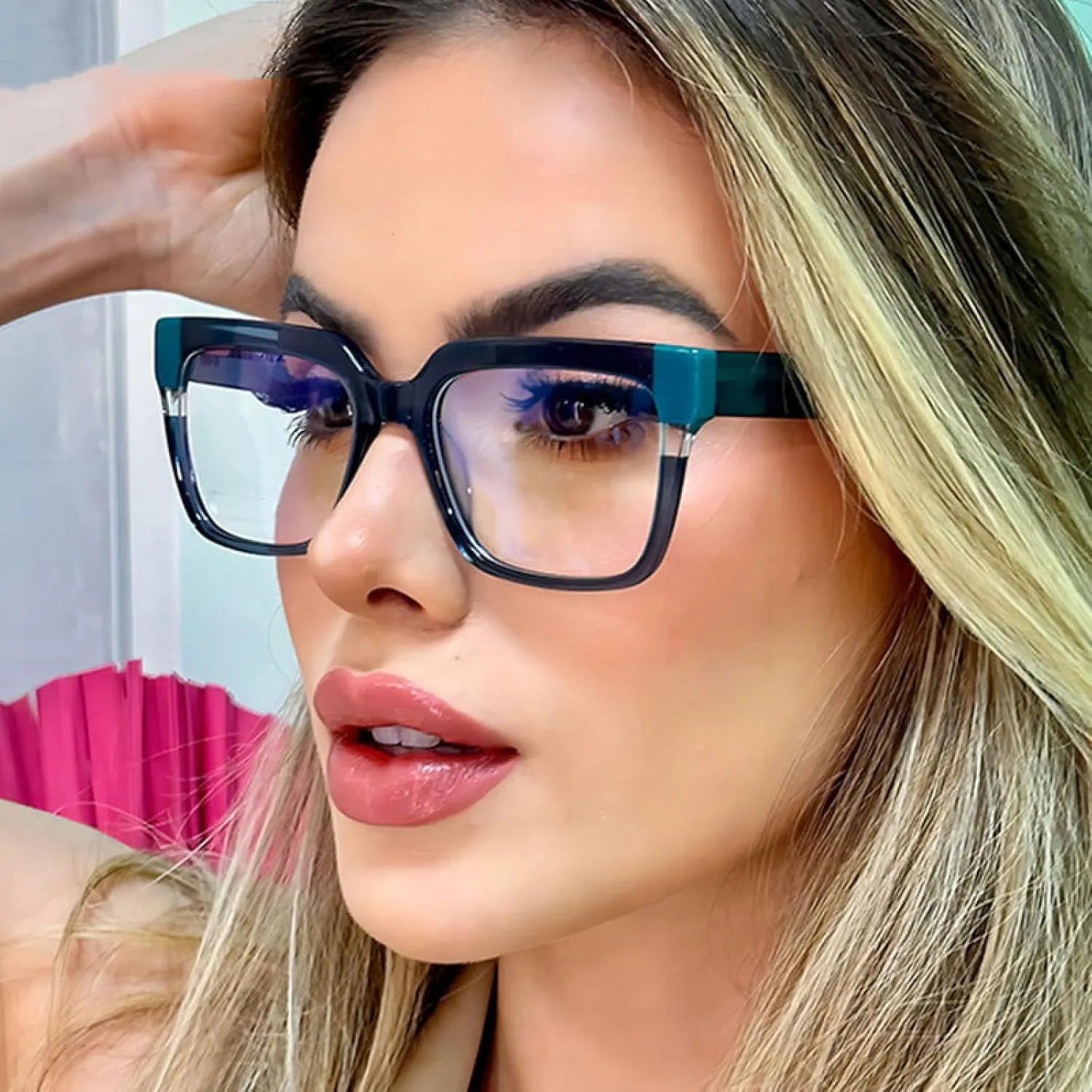 Fashion Glasses Women Clear Eyeglass