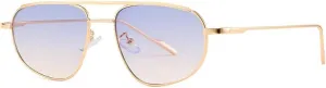 Fashion Oval Sunglasses for Women Men Luxury Retro Metal Frame Female Uv400