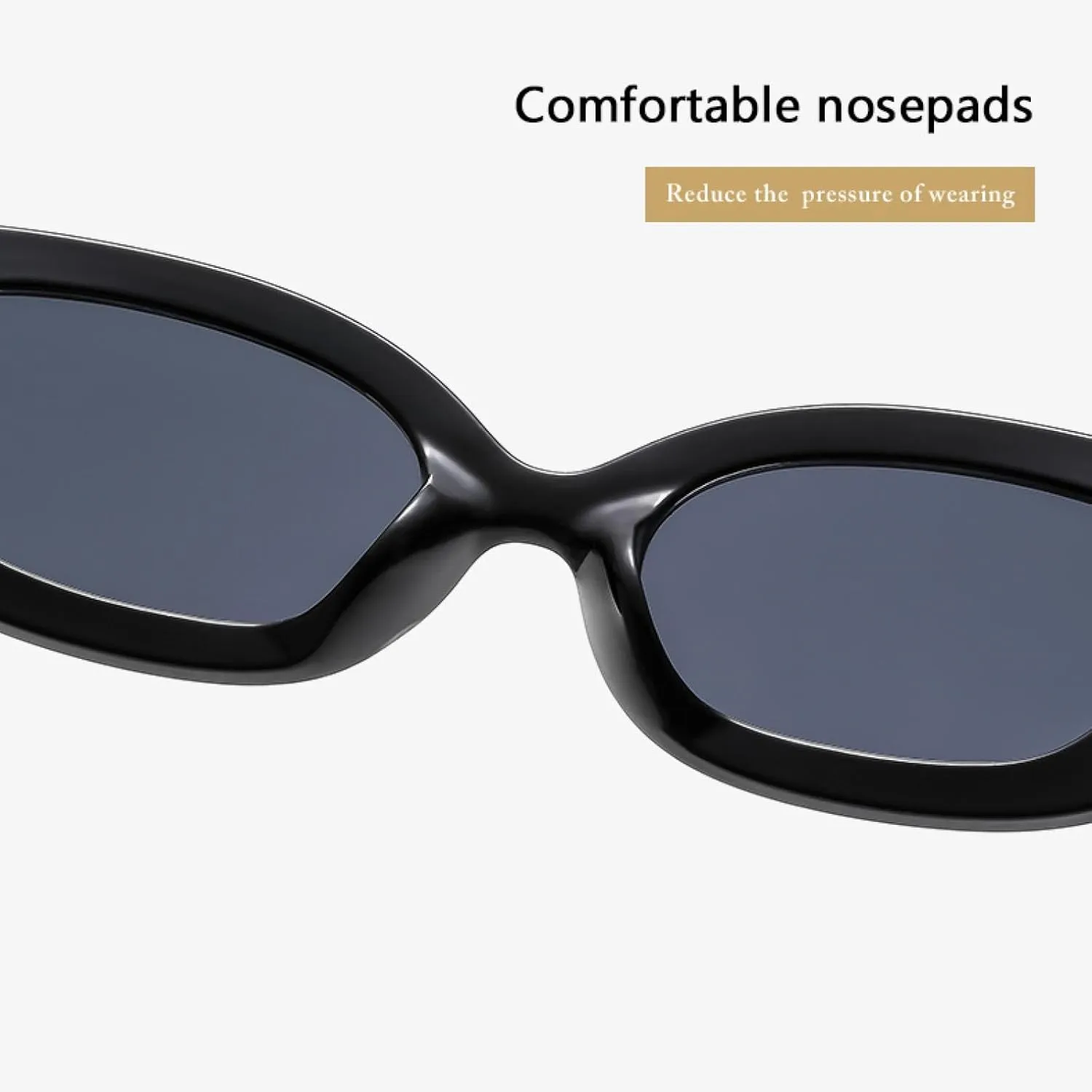 Fashion Oval Sunglasses Glasses Female