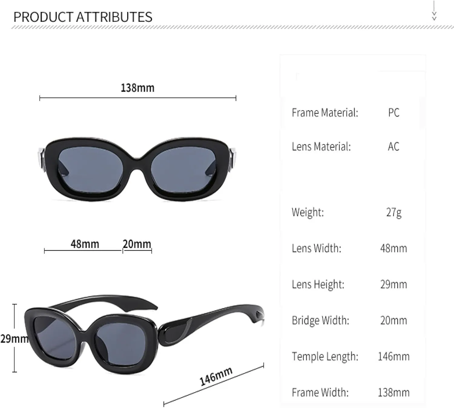 Fashion Oval Sunglasses Glasses Female