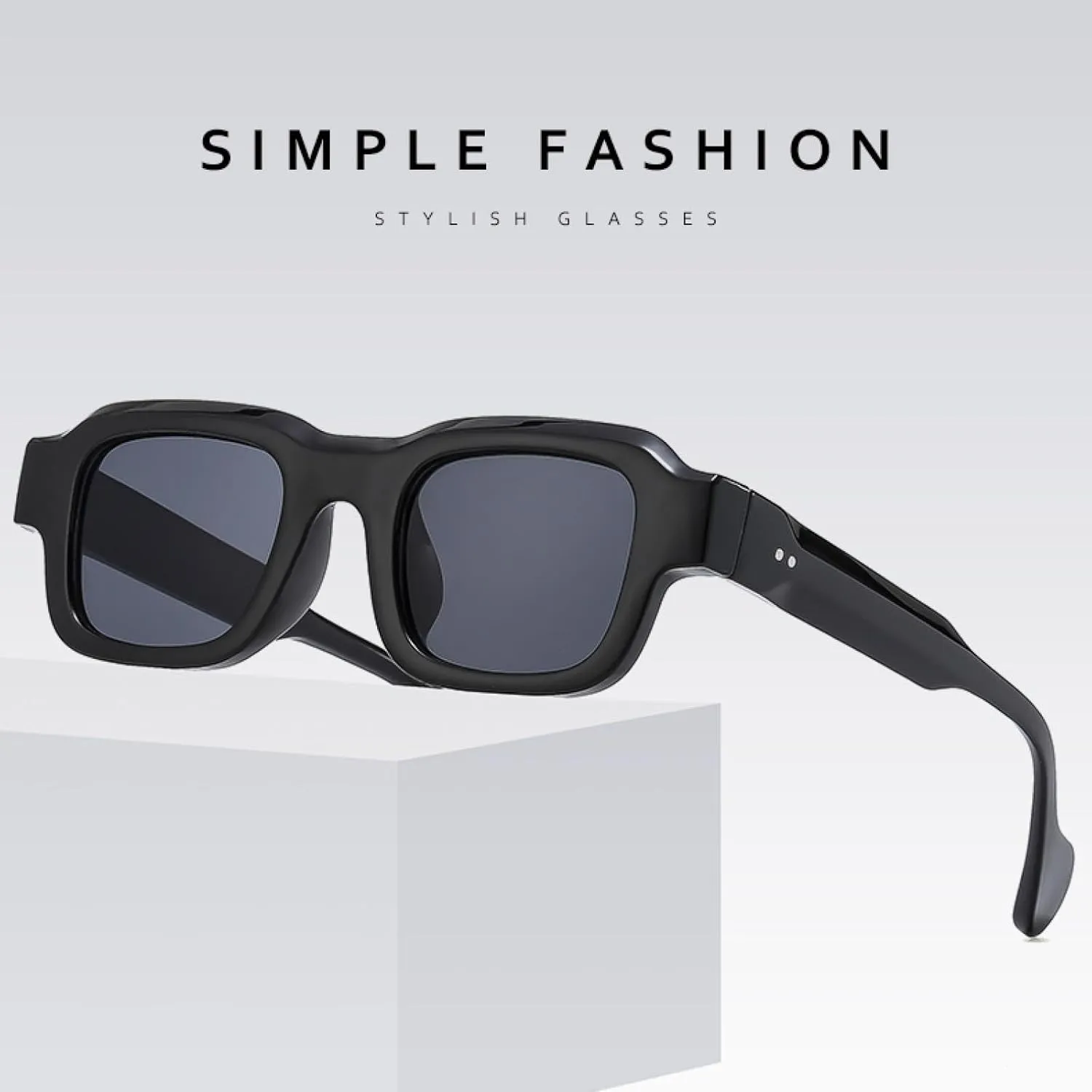 Fashion Punk Retro Vintage Sunglasses for Women Men Driving Uv400