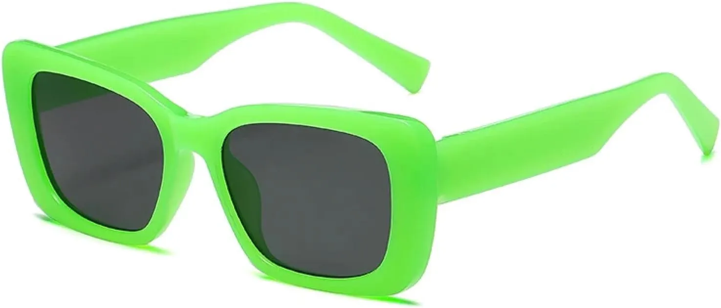 Fashion Rectangle Sunglasses Women Vintage Female Uv400