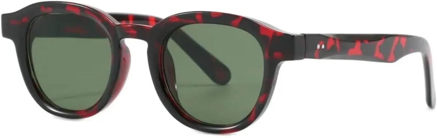 Fashion Round Sunglasses Women Retro Clear Lens Shades Uv400 Men Sun Glasses