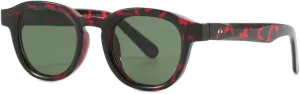 Fashion Round Sunglasses Women Retro Clear Lens Shades Uv400 Men Sun Glasses
