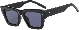 Fashion Simple Thick Frame Sunglasses Male Retro