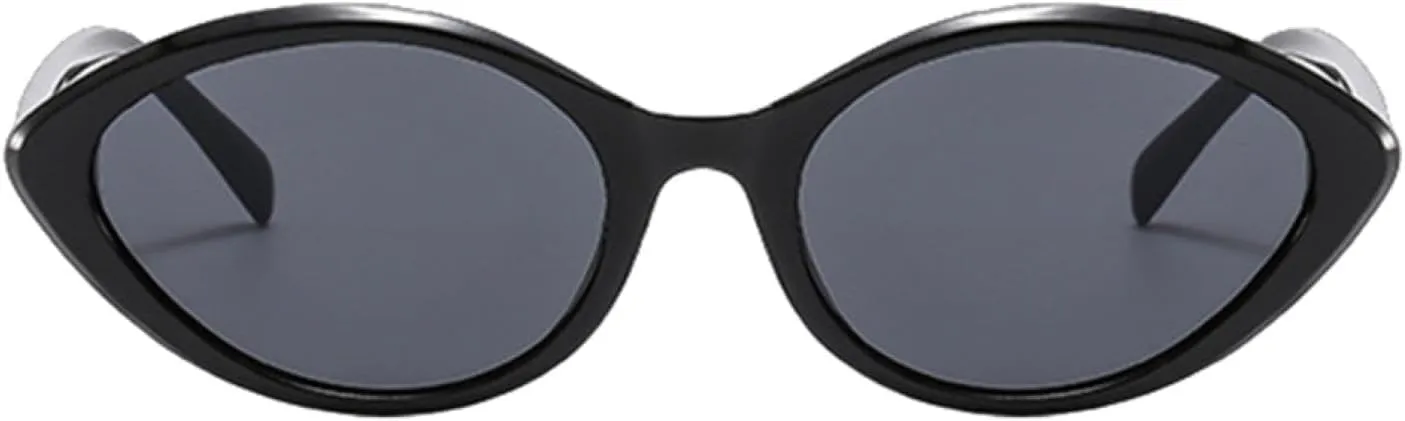 Fashion Small Cat Eye Sunglasses Women Fashion Gradient Uv400 Vintage Rivets Men