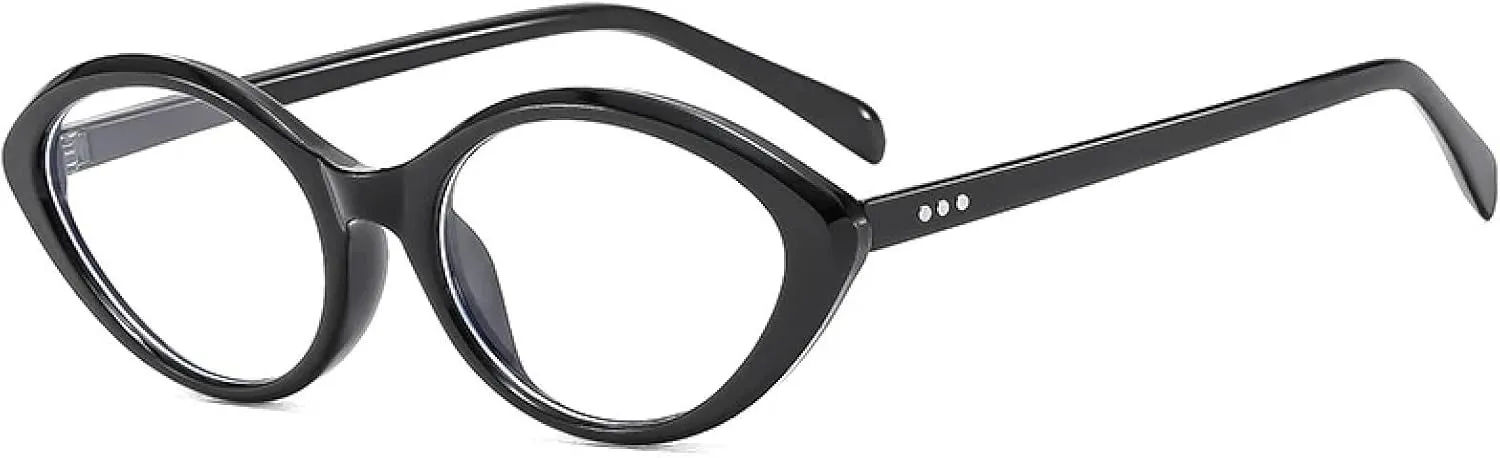 Fashion Small Cat Eye Sunglasses Women Fashion Gradient Uv400 Vintage Rivets Men
