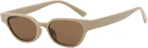 Fashion Small Cat Eye Sunglasses Women Vintage Tea Uv400