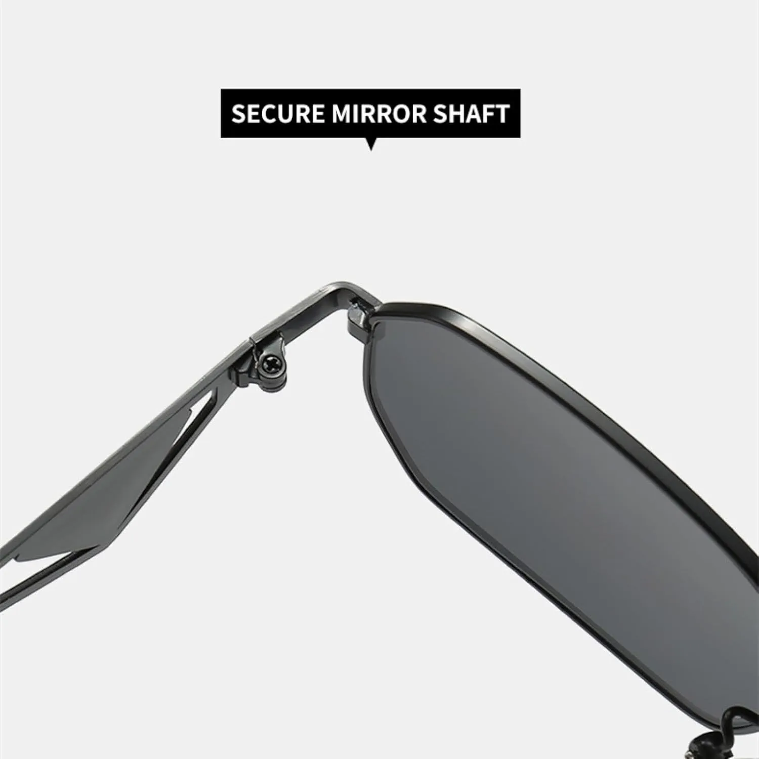 Fashion Sunglasses for Woman Vintage Metal Frame Polygonal Luxury Shades Eyewear