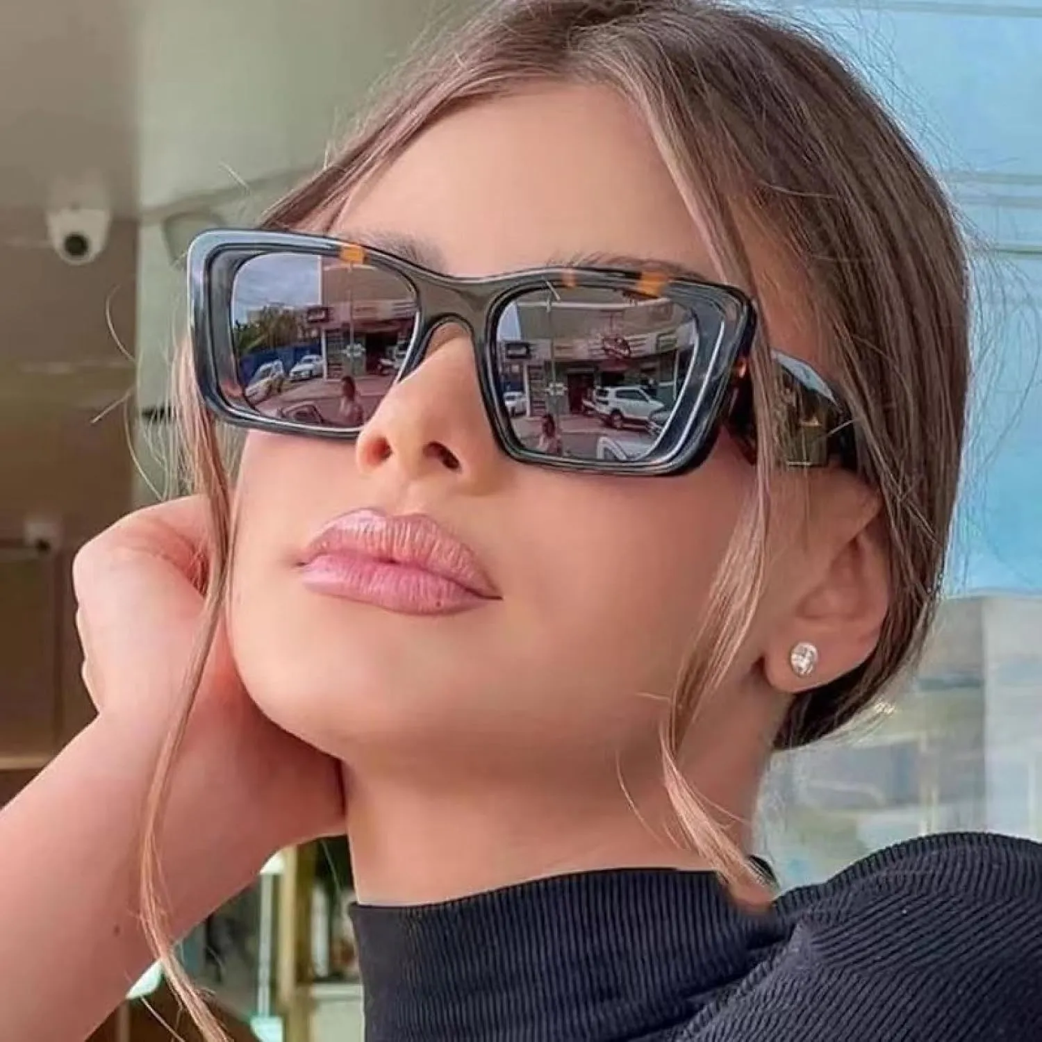 Fashion Sunglasses for Women Men Retro Cat Eye