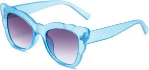 Fashion Vintage Cat Eye Sunglasses for Women Oversized Butterfly Shape Sunglasses Trendy Chic Luxury Gradient Ladies Shades