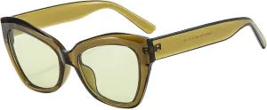 Fashion Vintage Cat Eye Sunglasses for Women Thick Frame Retro Fashion Uv400