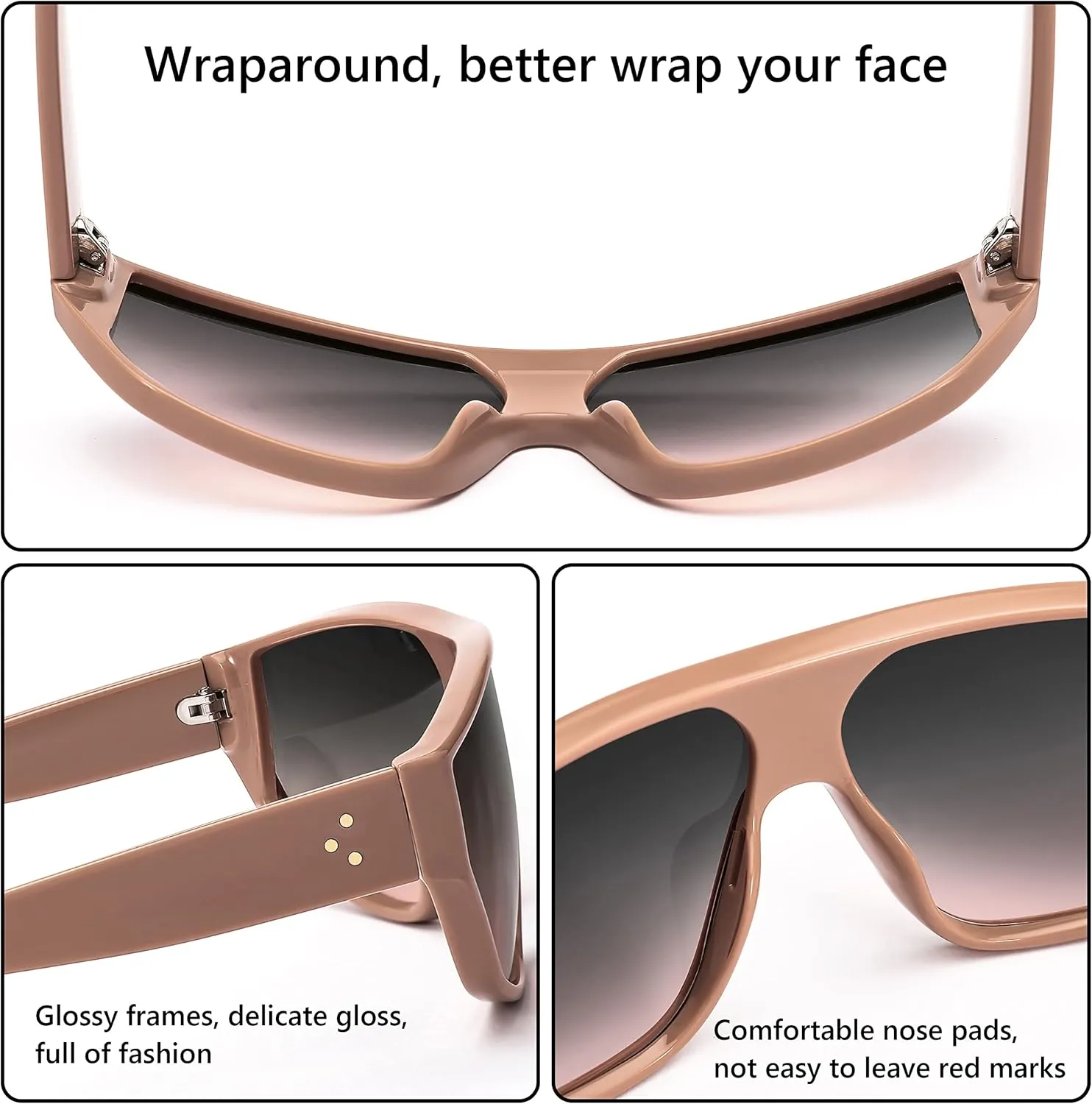 FEISEDY Oversized Oval Sport Sunglasses Fashion Cycling Baseball Goggles Outdoor Shield B2679