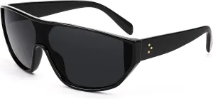 FEISEDY Oversized Oval Sport Sunglasses Fashion Cycling Baseball Goggles Outdoor Shield B2679