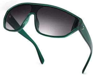 FEISEDY Oversized Oval Sport Sunglasses Fashion Cycling Baseball Goggles Outdoor Shield B2679