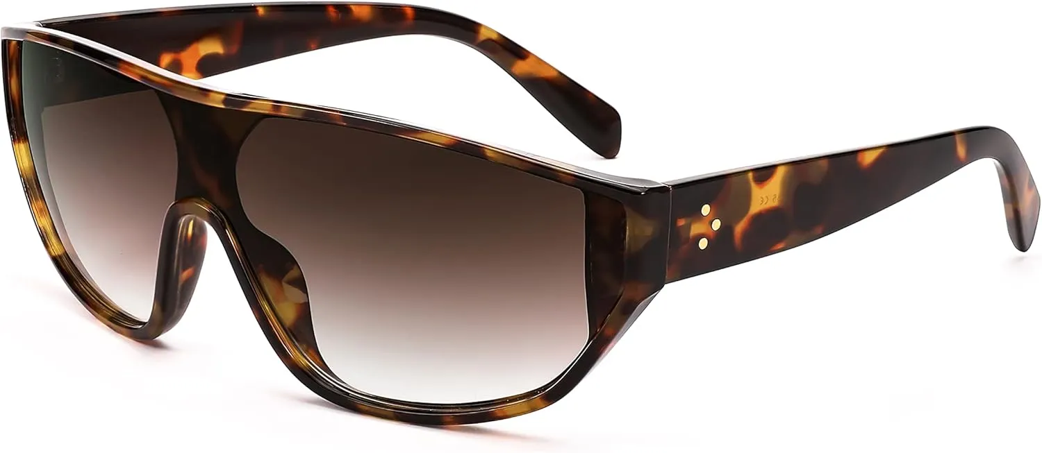 FEISEDY Oversized Oval Sport Sunglasses Fashion Cycling Baseball Goggles Outdoor Shield B2679