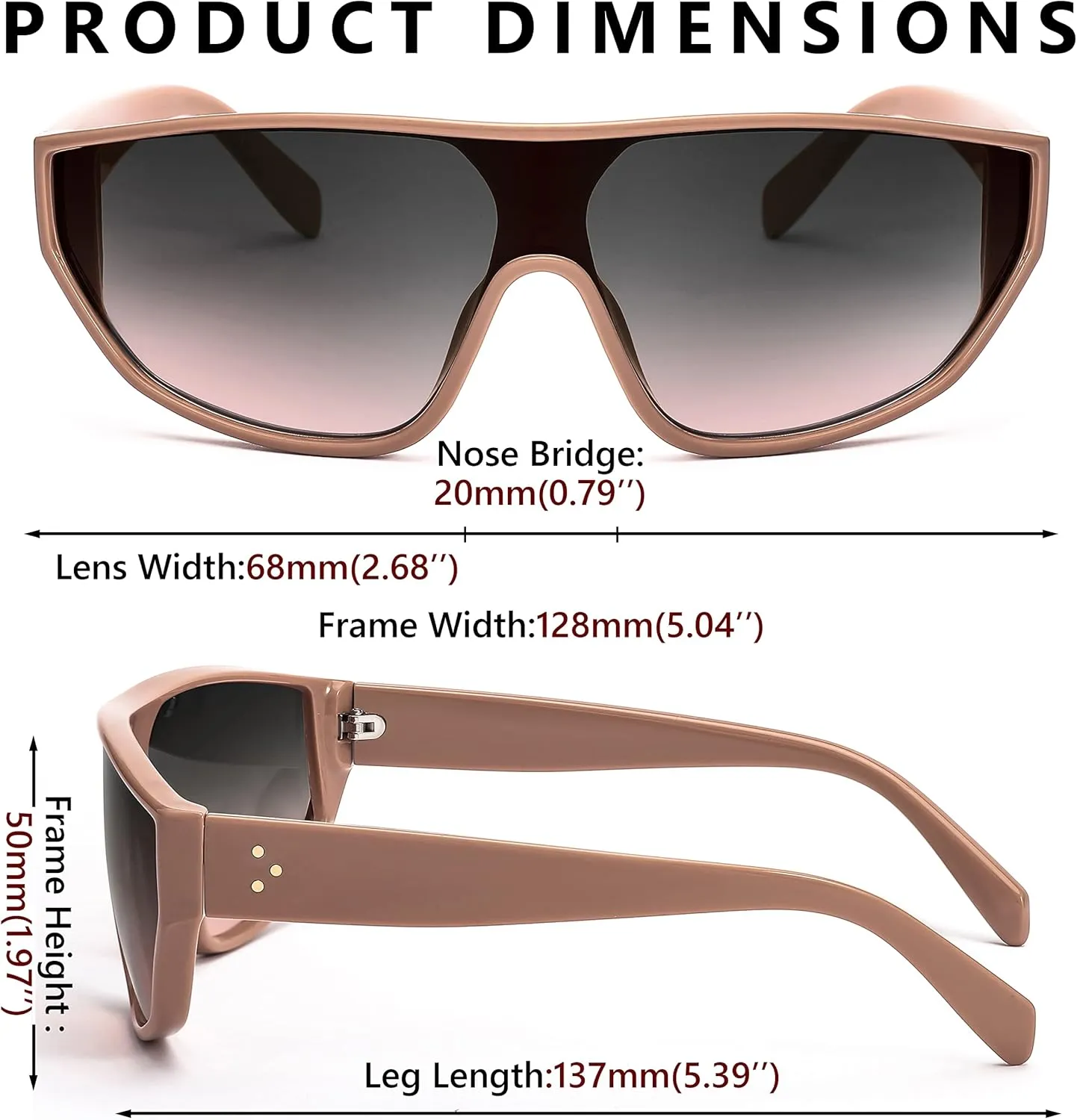 FEISEDY Oversized Oval Sport Sunglasses Fashion Cycling Baseball Goggles Outdoor Shield B2679