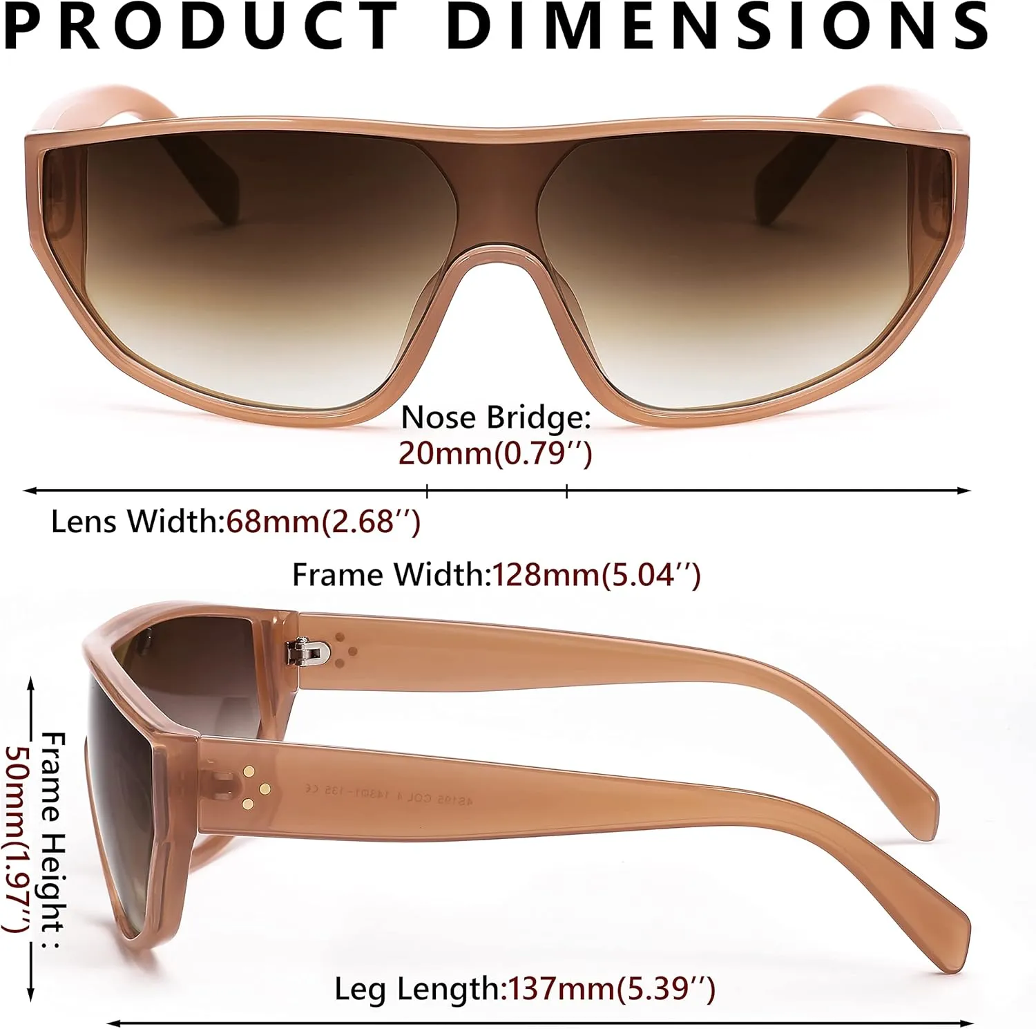 FEISEDY Oversized Oval Sport Sunglasses Fashion Cycling Baseball Goggles Outdoor Shield B2679
