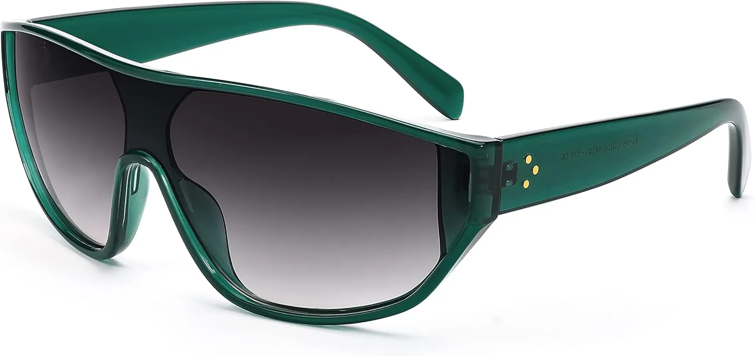 FEISEDY Oversized Oval Sport Sunglasses Fashion Cycling Baseball Goggles Outdoor Shield B2679