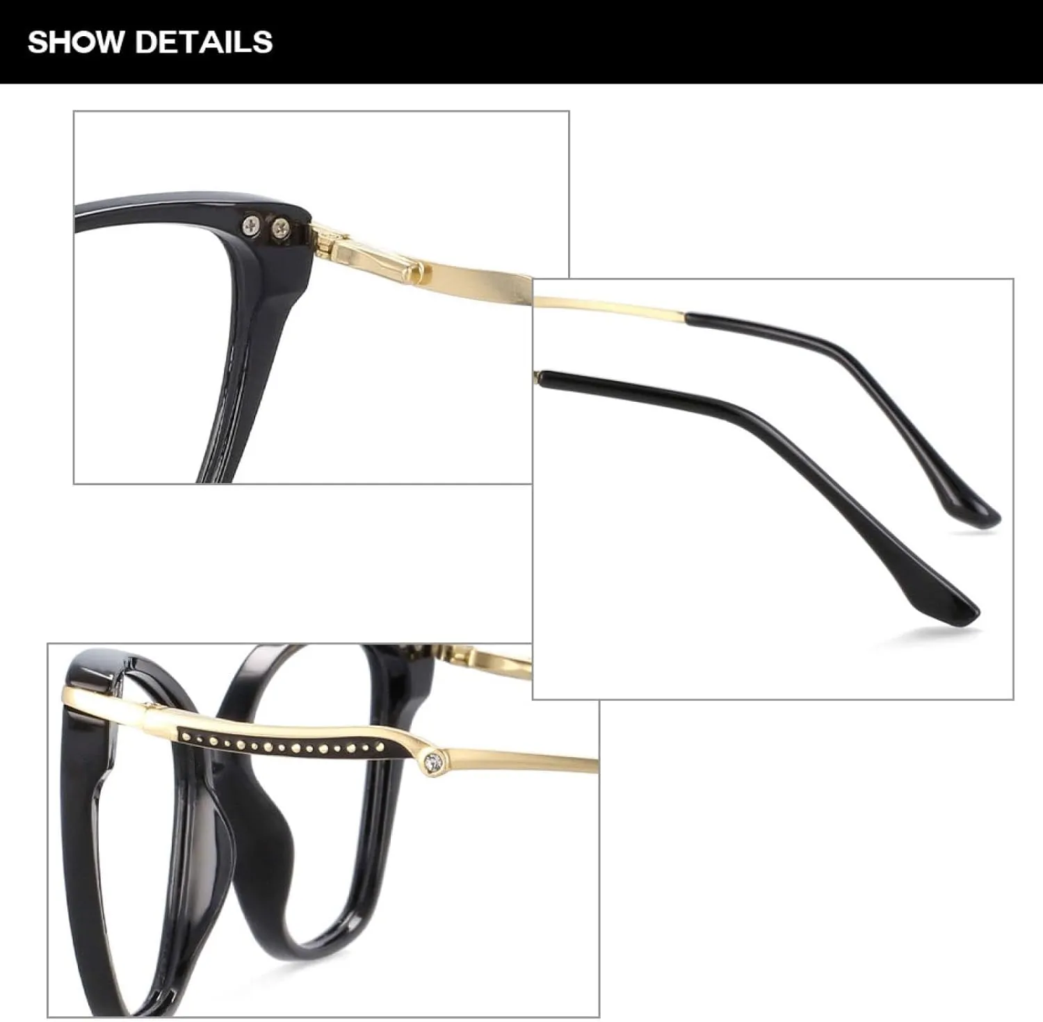 Femal Glasses Diamond Women Fashion