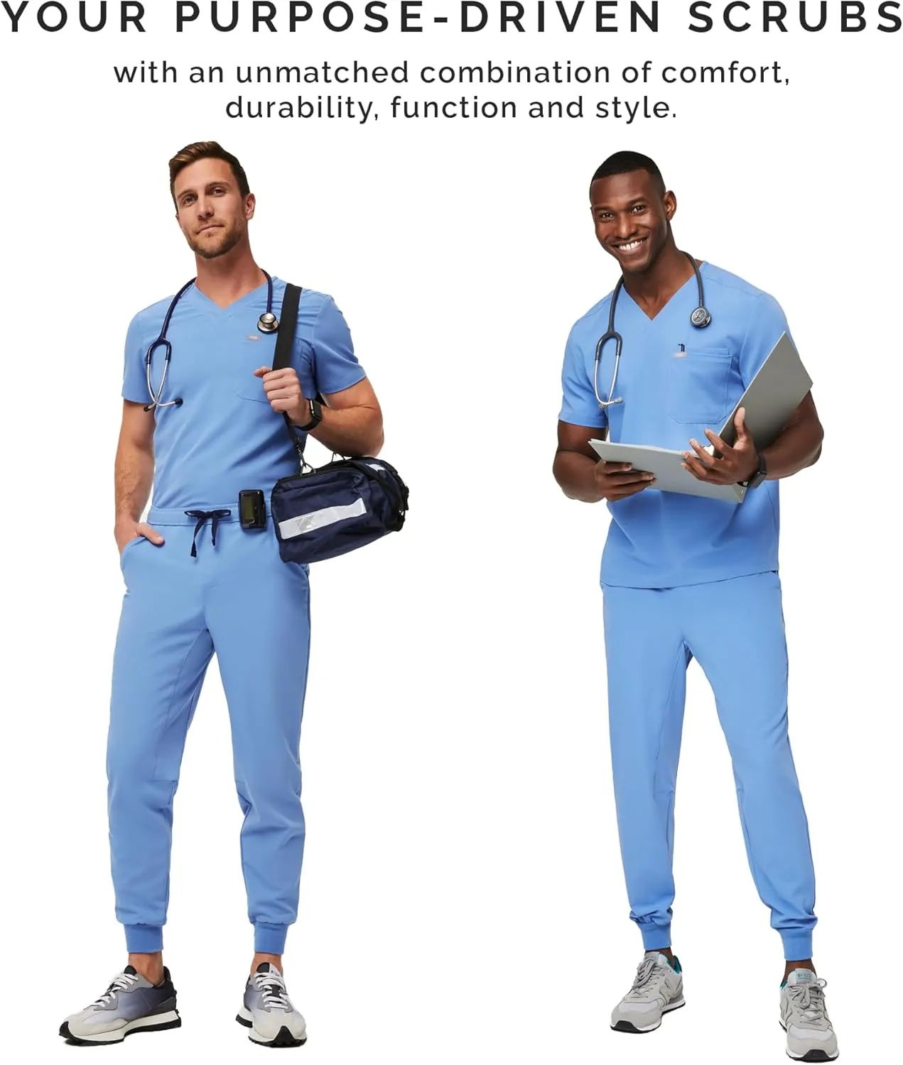 FIGS Tansen Jogger Scrub Pants for Men — Slim Fit, 5 Pockets, 4-Way Stretch, Anti-Wrinkle Men’s Scrub Pants