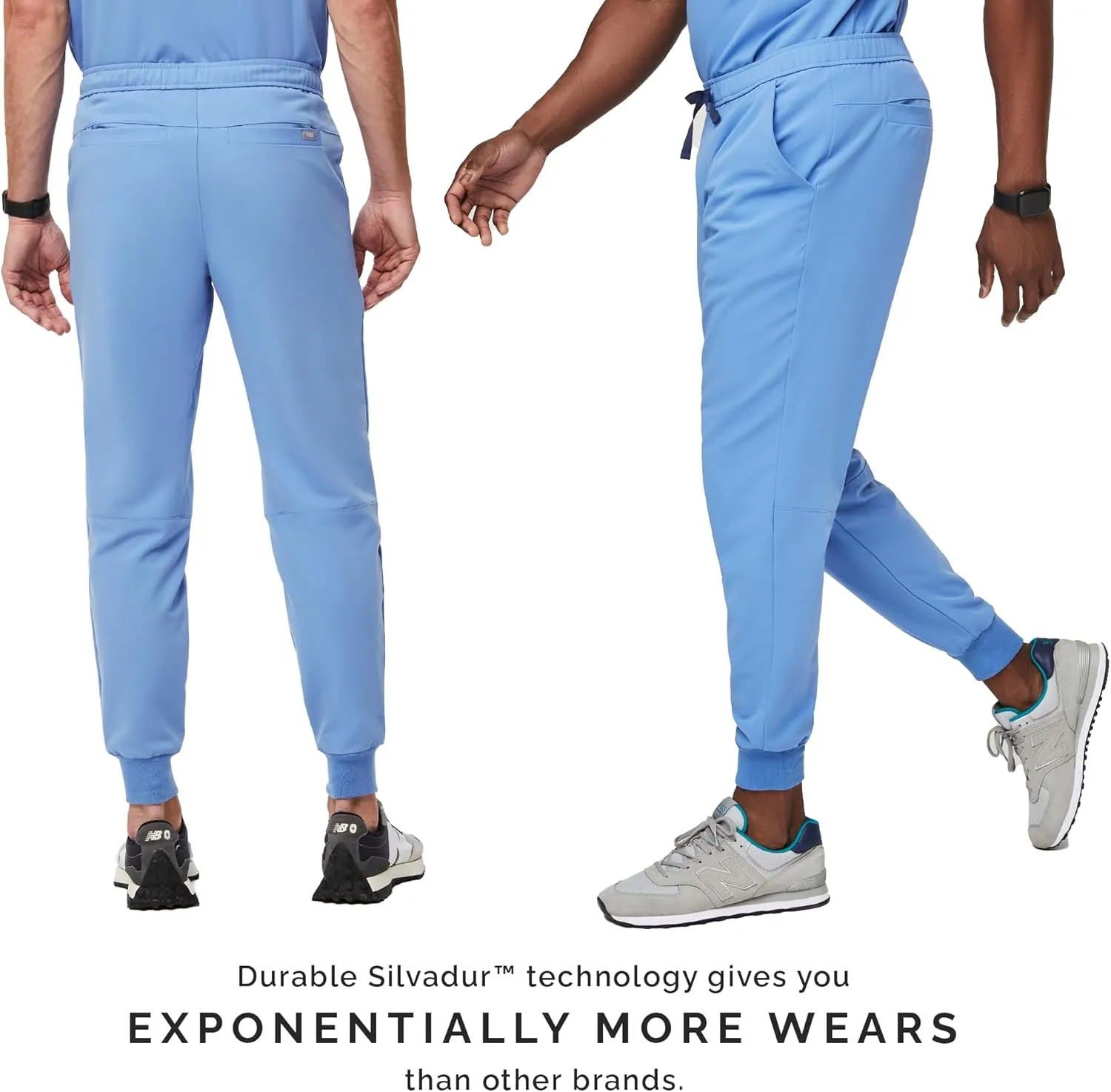 FIGS Tansen Jogger Scrub Pants for Men — Slim Fit, 5 Pockets, 4-Way Stretch, Anti-Wrinkle Men’s Scrub Pants
