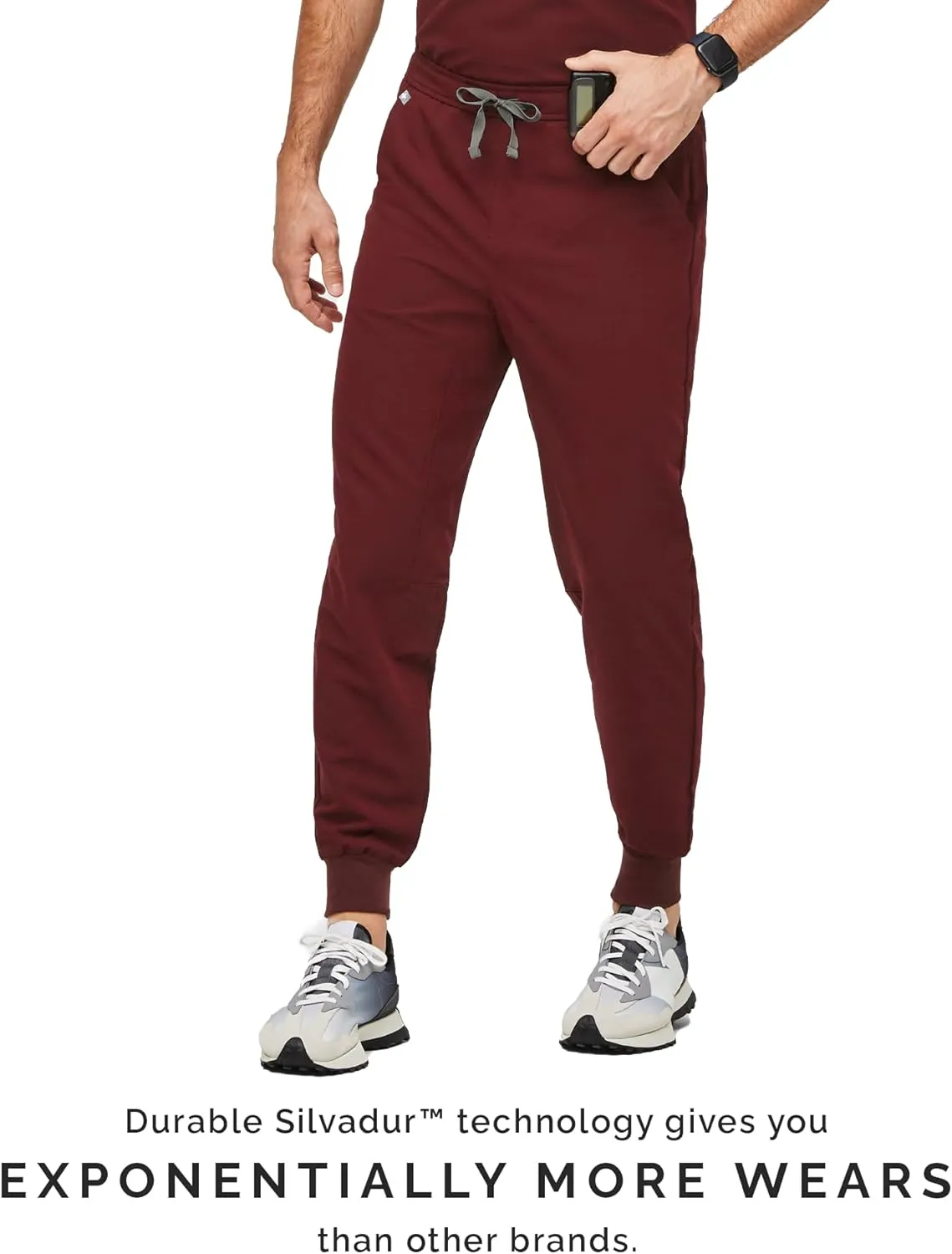 FIGS Tansen Jogger Scrub Pants for Men — Slim Fit, 5 Pockets, 4-Way Stretch, Anti-Wrinkle Men’s Scrub Pants