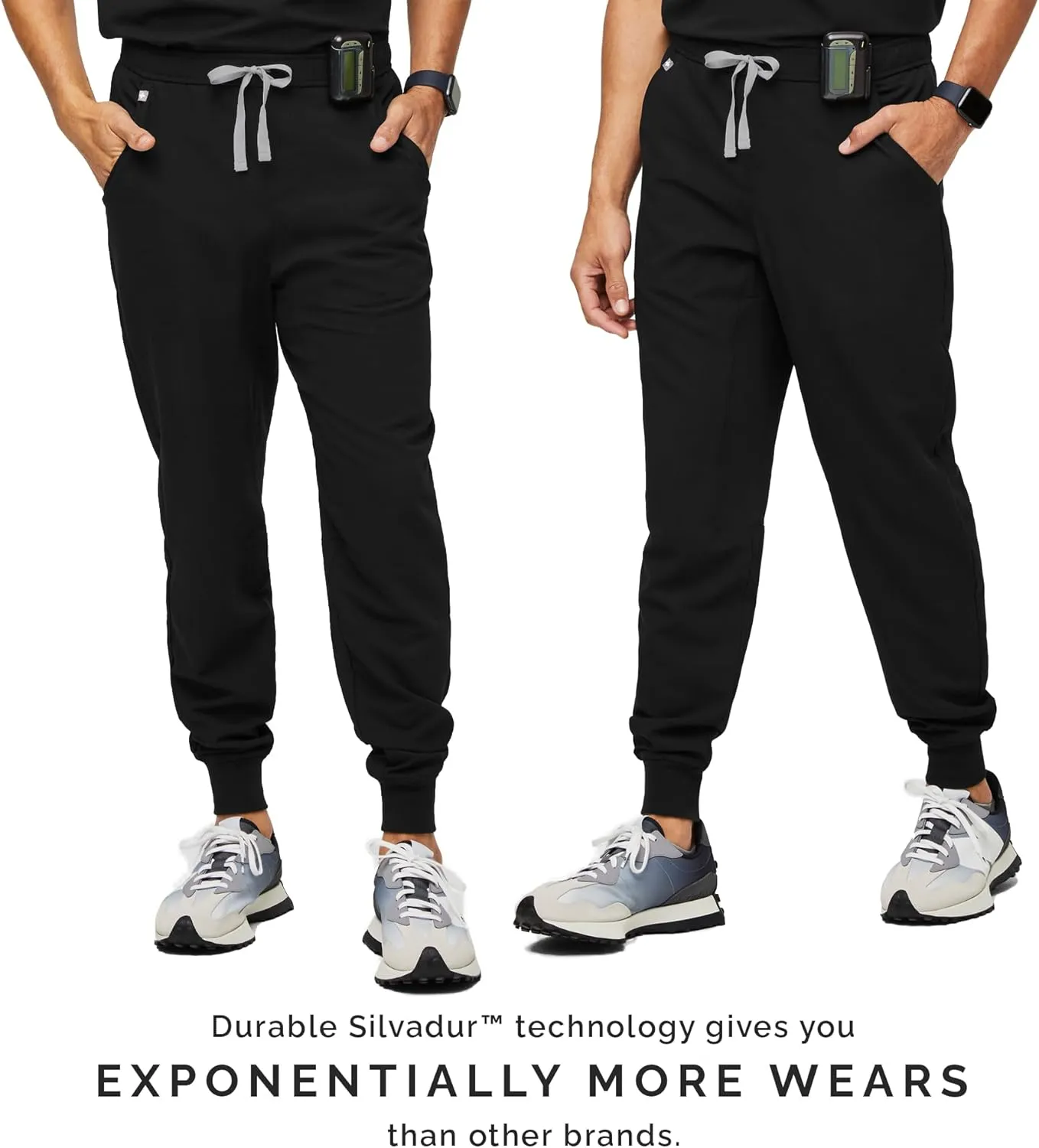 FIGS Tansen Jogger Scrub Pants for Men — Slim Fit, 5 Pockets, 4-Way Stretch, Anti-Wrinkle Men’s Scrub Pants