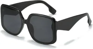 for Women Unique Double Frame Sunglasses with Oversized Frame and Gradient Lenses Uv400