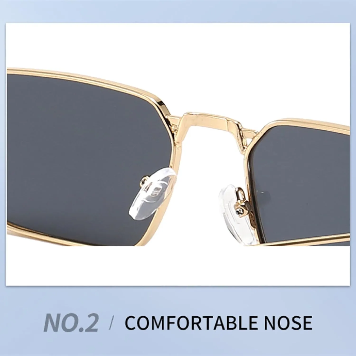 Frame Men's Sunglasses Hip-hop Sunglasses Fashion Trendy Metal