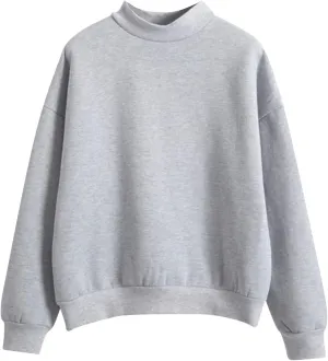 GIERIDUC Sweatshirt for Women Oversized Letter Print Fleece Crew Neck Pullover Casual Comfy Fall Fashion Teen Girl Hoodies