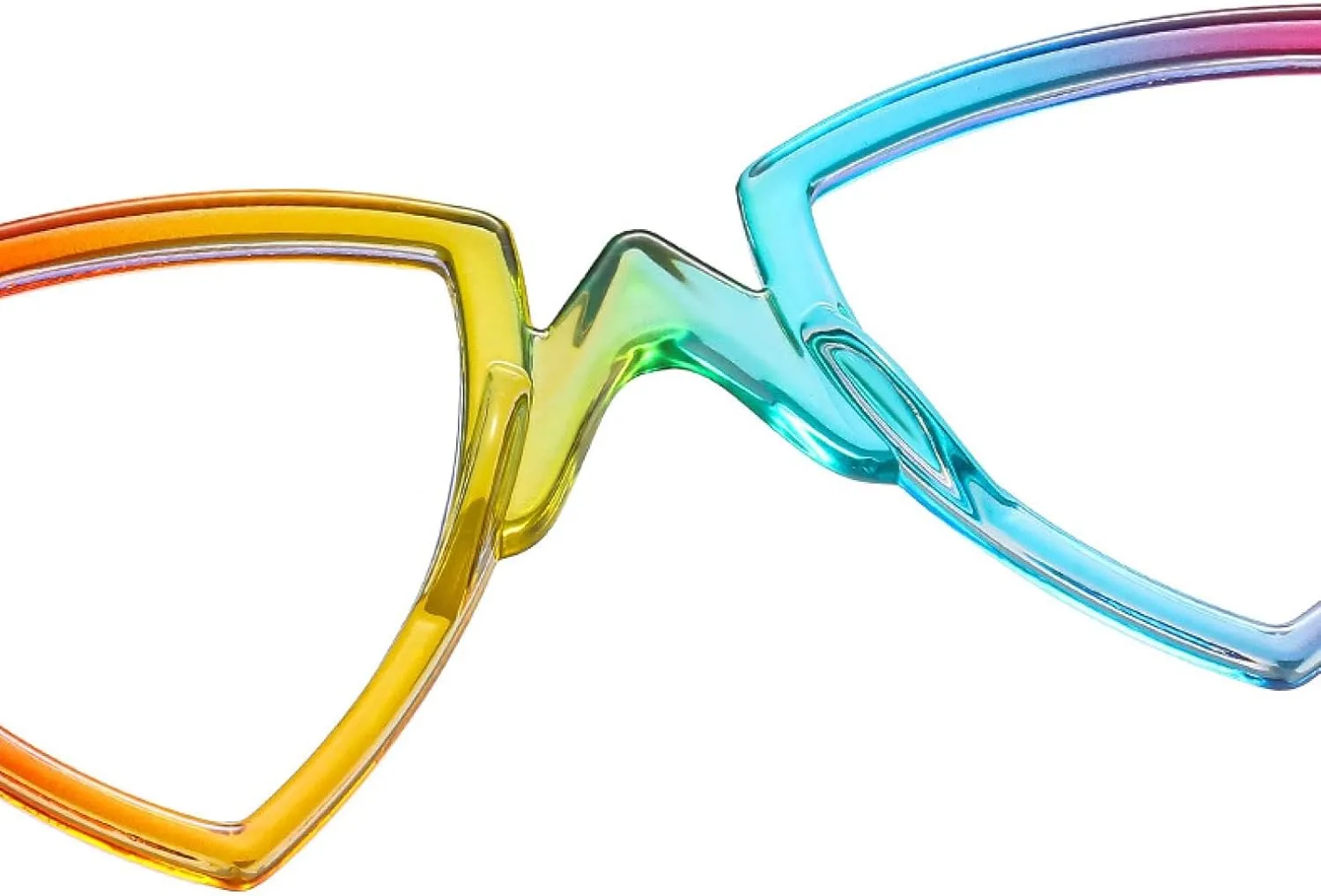 Glasses for Women Fashion Frame Vintage Irregular
