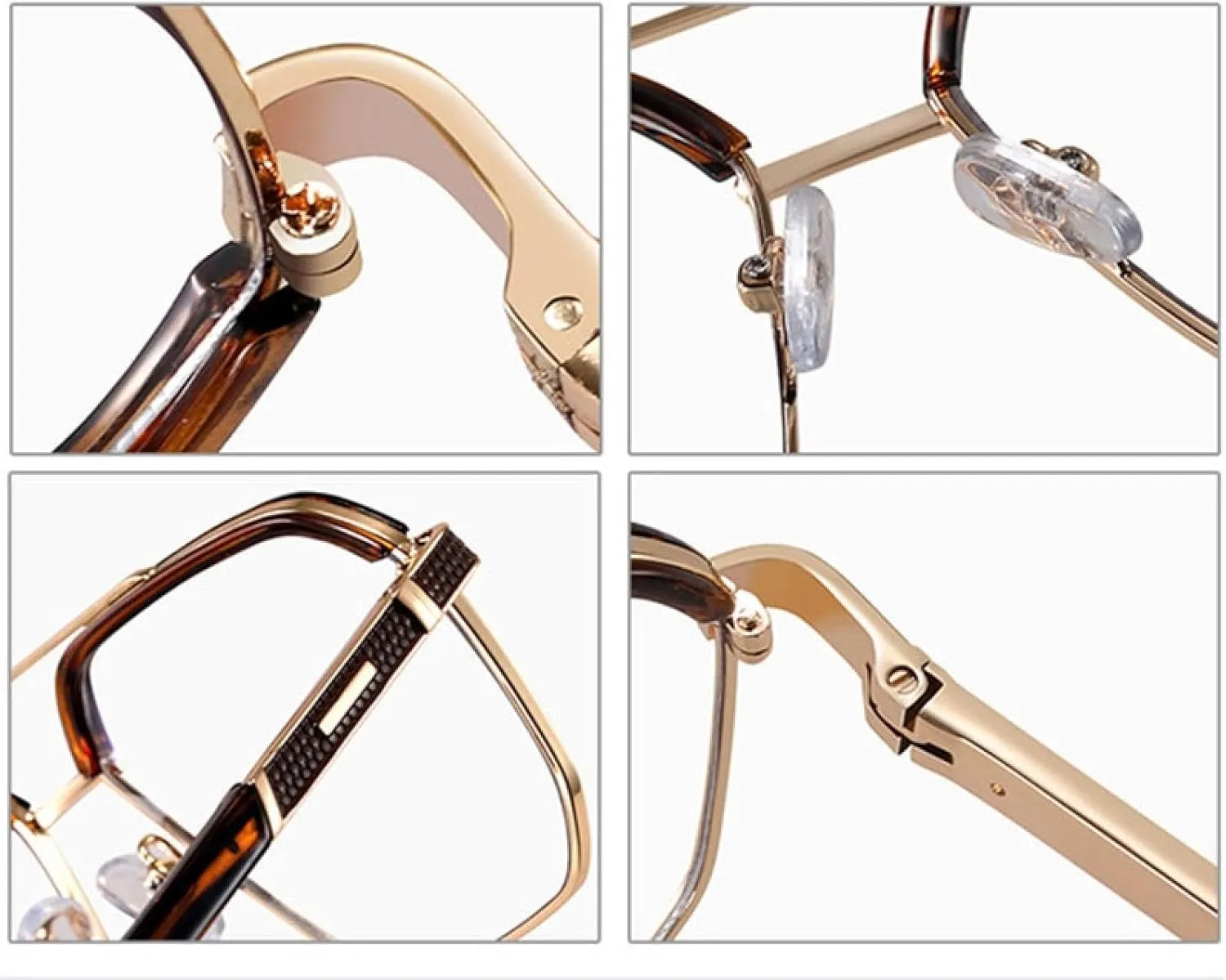 Glasses Frame Fashion Spring Hinge Clear Eyeglass