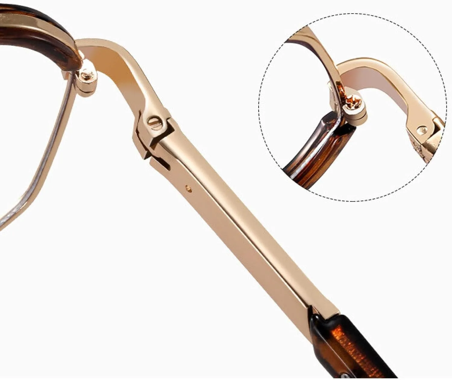Glasses Frame Fashion Spring Hinge Clear Eyeglass