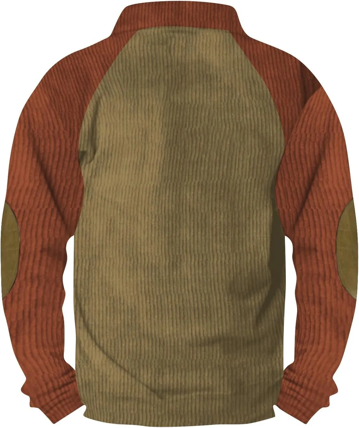 GOFULY Men'S Fashion Hoodies & Sweatshirts Corduroy Henley Pullover Lapel Collar Butto Down Sweaters Stand Collar Shirts
