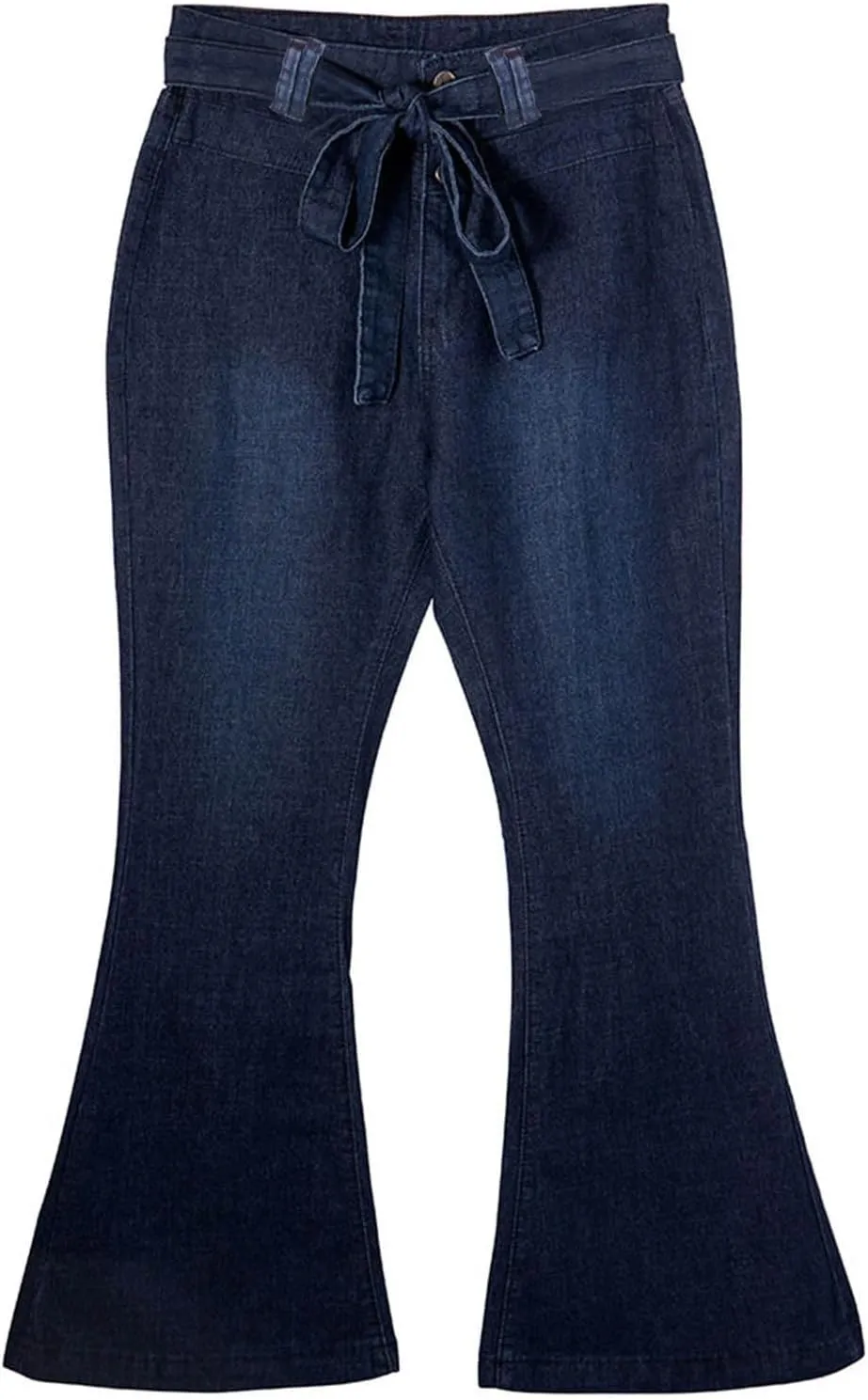 High Waisted Bell Bottom Jeans for Women Skinny Flare Jeans Stretch Wide Leg Jeans Slim Pants Casual Loose Calf Jeans