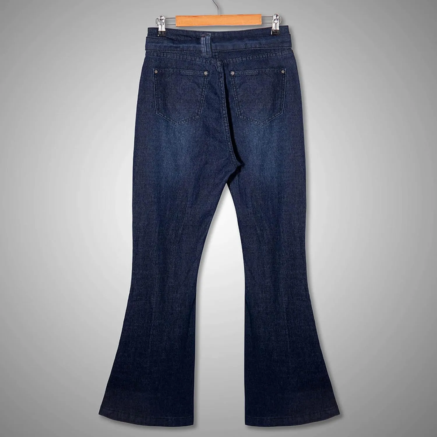 High Waisted Bell Bottom Jeans for Women Skinny Flare Jeans Stretch Wide Leg Jeans Slim Pants Casual Loose Calf Jeans
