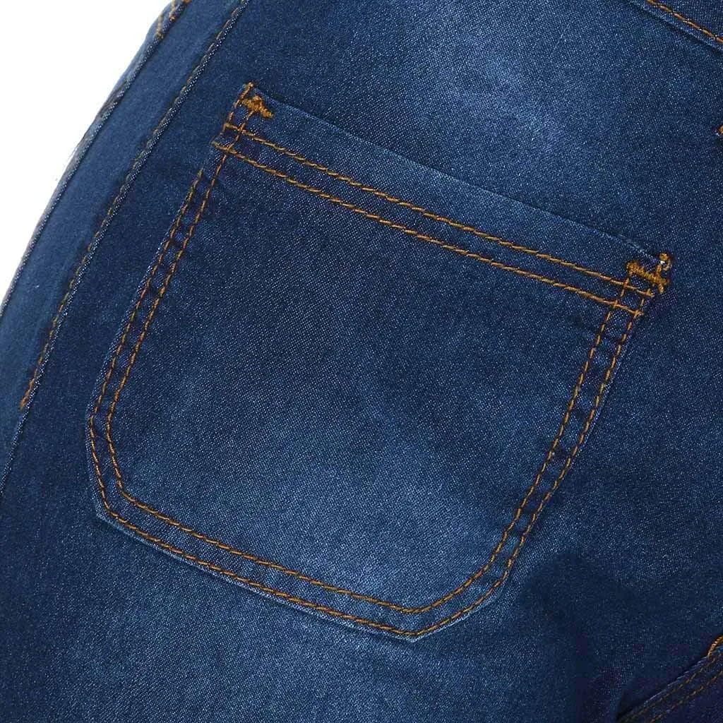 High Waisted Jeans for Women Jeans Poket Pants Mid Casual Denim Lace Women's Jeans High Waisted Jeans for Women