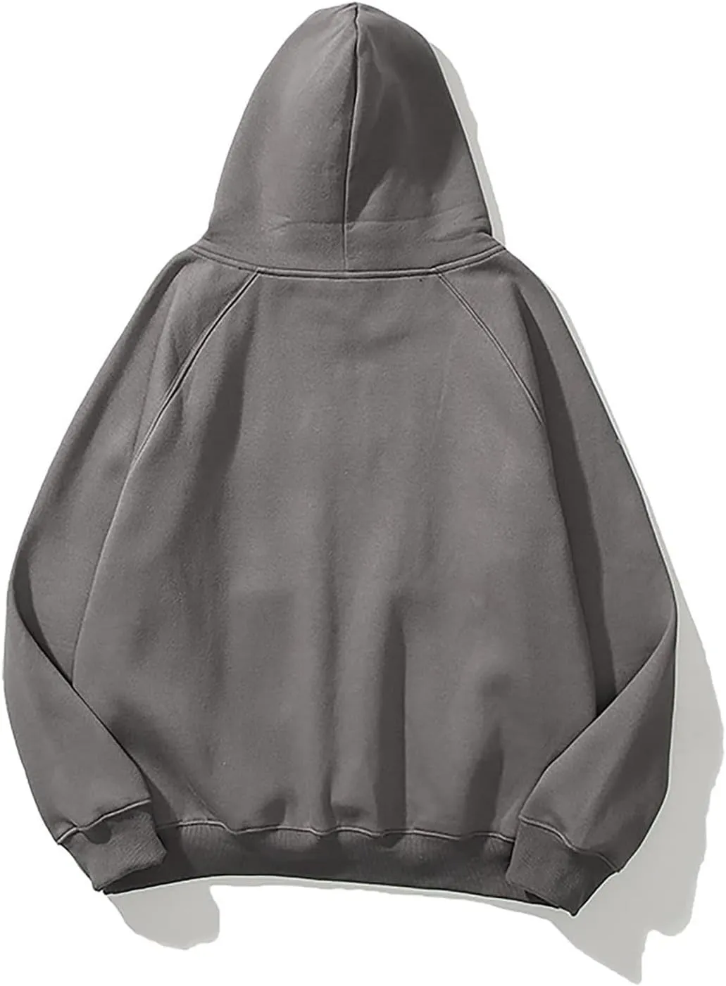 Hoodies for Women Oversized Hooded Sweatshirt Drop Shoulder Fall Fleece Lined Clothes with Pocket Causal Solid 2023 Outfits