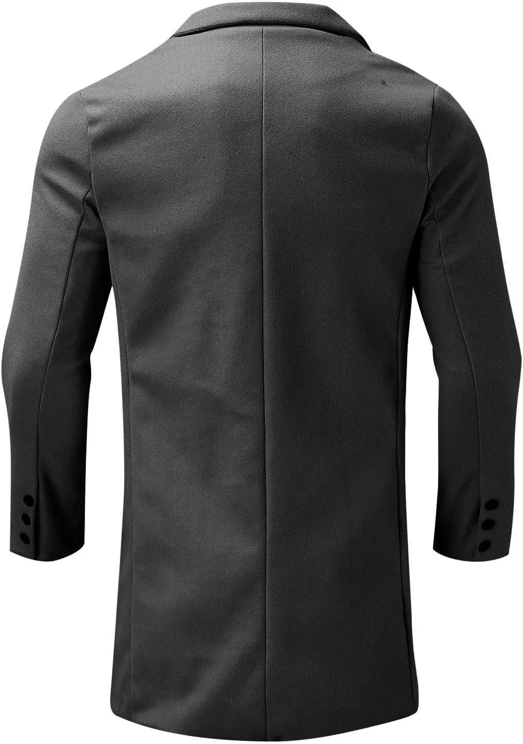 Jackets for Men Trench Coat Winter Wool Blend Oversized Warm Lapel Work Business Jacket Outerwear Jackets