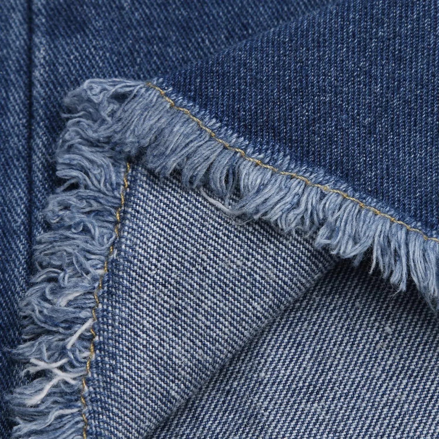 Jeans for Women Retro Low Waist Ripped Ankle Pants Distressed Flap Hem Denim Pants Fashion Stretch Skinny Jeans