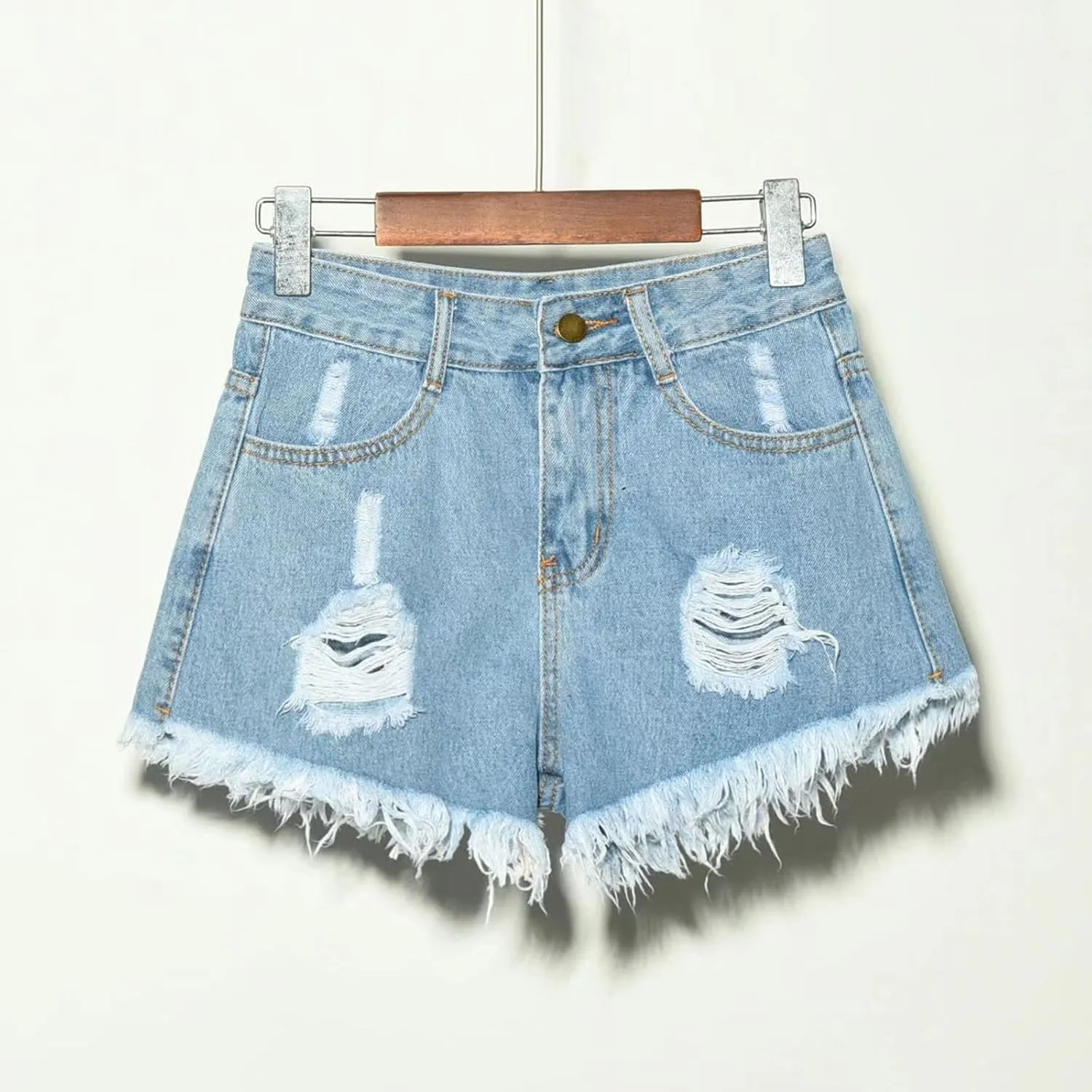 Jeans for Women Summer Fall Denim Fringe Western Tie Knot Tassel Straight Leg Basic Pants Shorts Jeans Women 2025