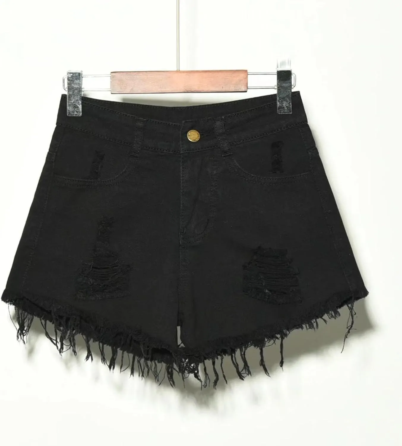 Jeans for Women Summer Fall Denim Fringe Western Tie Knot Tassel Straight Leg Basic Pants Shorts Jeans Women 2025