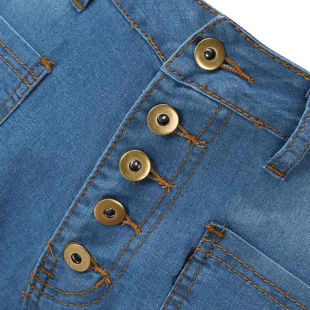 Jeans Women Lace Poket Waisted Pants Trousers Up Womens Casual Women's Jeans Jeans for Women Jeans Women Junior