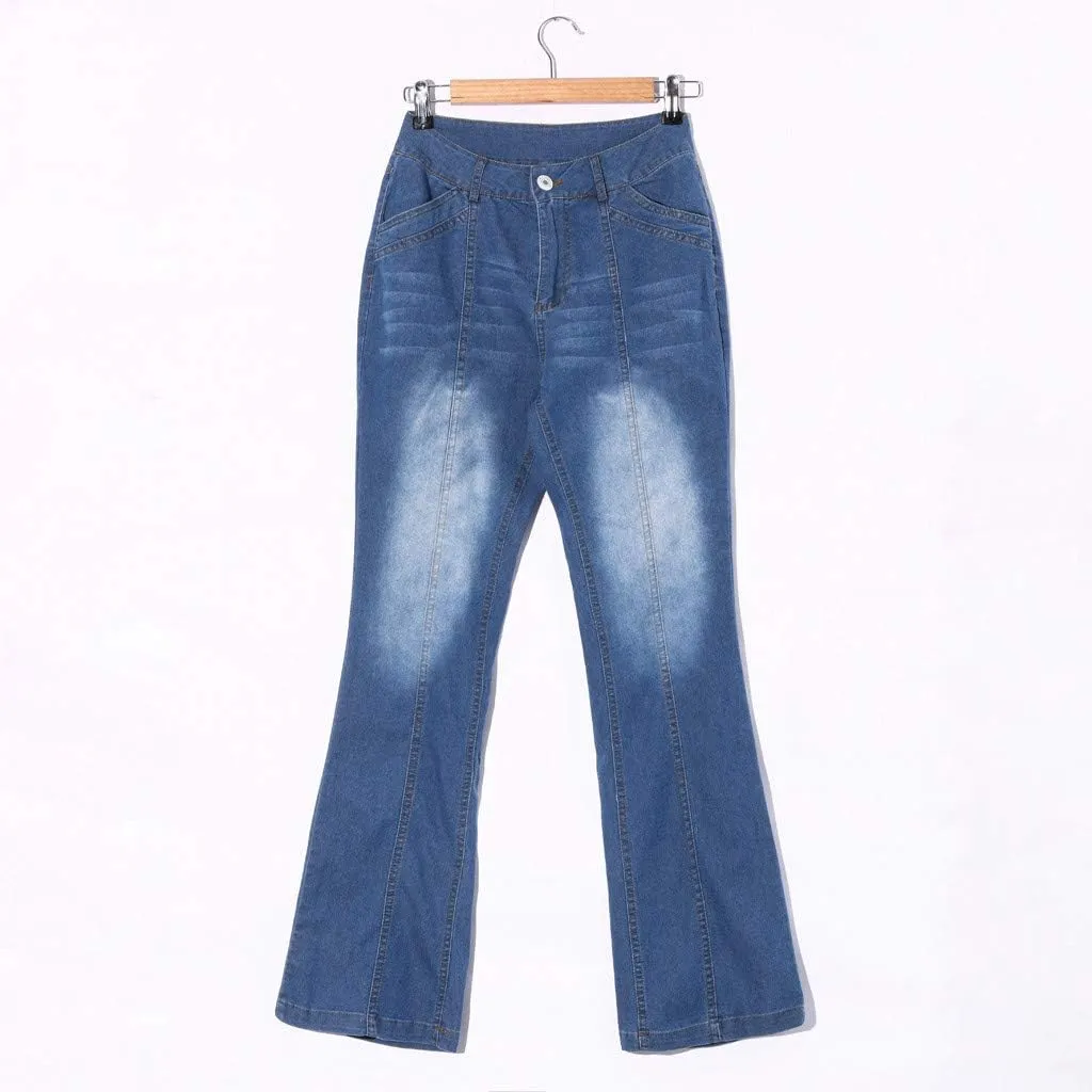 Jeans Women Lace Poket Waisted Pants Trousers Up Womens Casual Women's Jeans Jeans for Women Jeans Women Junior