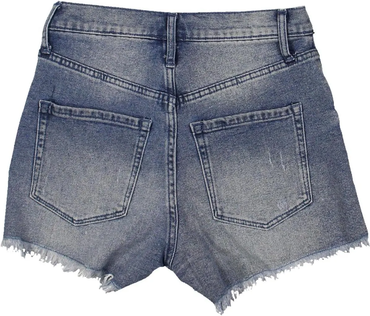 Jessica Simpson Womens Raw Hem Denim Casual Shorts