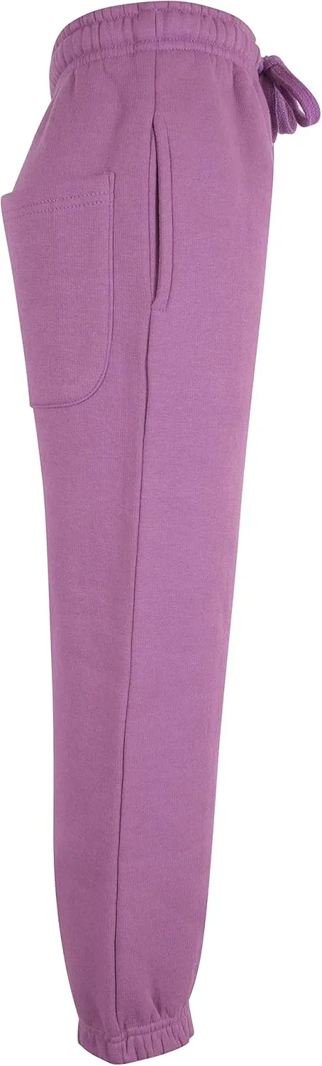 Kids Boys Girls Joggers Jogging Pants Trackie Bottom Fleece Casual Trouser 2-13Y