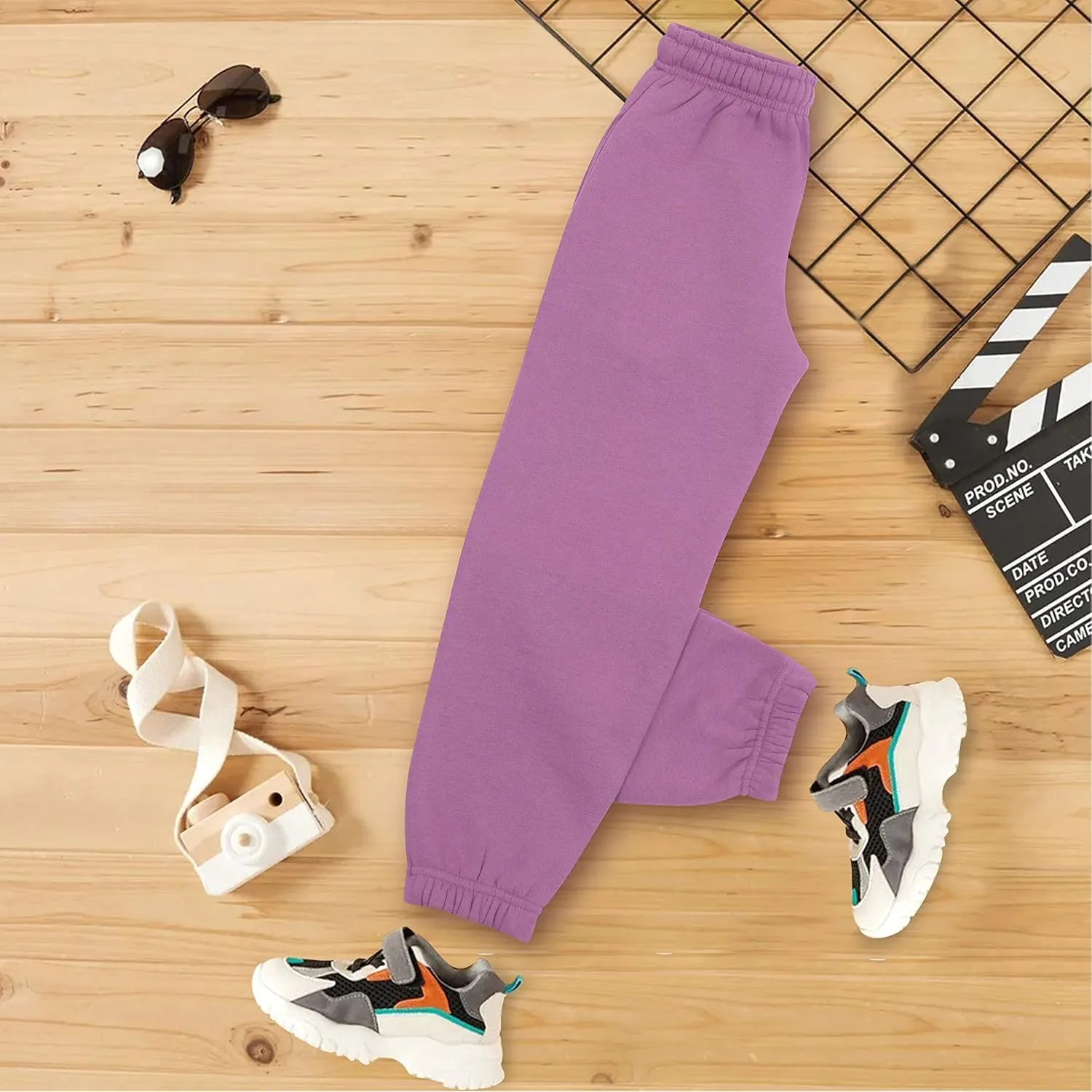 Kids Boys Girls Joggers Jogging Pants Trackie Bottom Fleece Casual Trouser 2-13Y