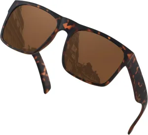 LYZOIT Extra Large Sunglasses for Big Wide Heads Mens Polarized XL Oversized Square Sun Glasses
